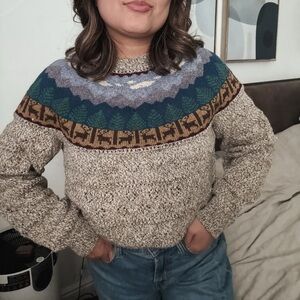 VINTAGE Rocky Mountain Wool Unique Classic Unisex sweater. L
